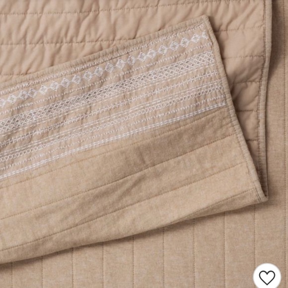 Threshold Bedding King Size Embroidered Quilt Poshmark